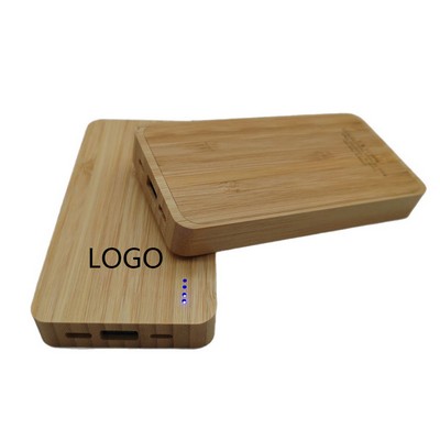 Environmentally Friendly Biodegradable Bamboo & Wood Mobile Power Bank