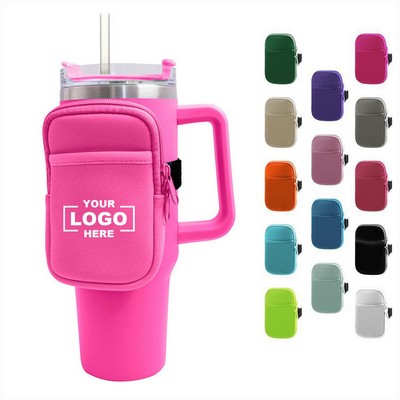 40oz Neoprene Water Bottle Holder Bags