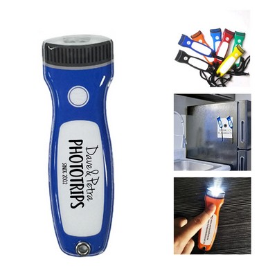 PVC Flat Magnet Flashlight
