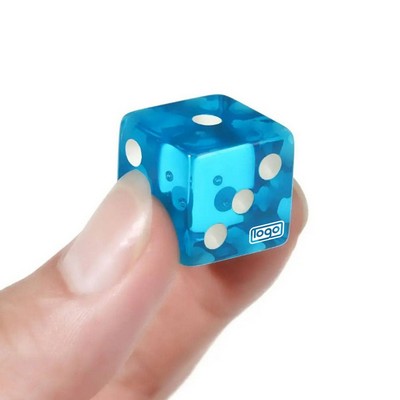 Mini Transparent Board Game Dice