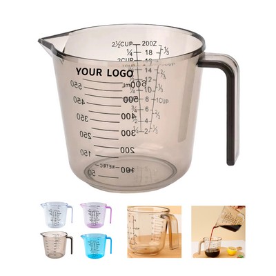 Plastic Kitchen Measuring Cup 20oz Capacity With Pour Spout
