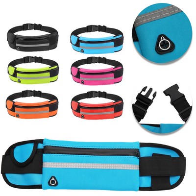 Running Waist Bag With Water Bottle Holder