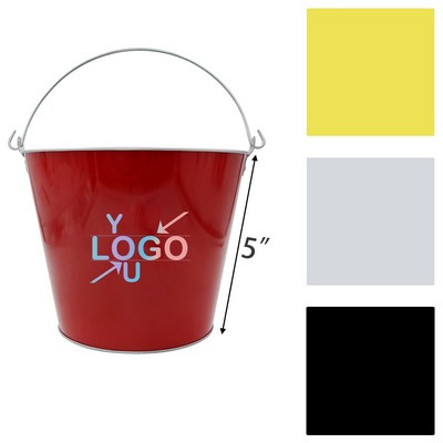 5 Quart Galvanized Bucket for Beer with Handle