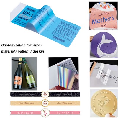 Customization Various Self-adhesive Stickers