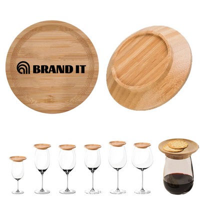 Wooden Wine Glass Charcuterie Board Topper