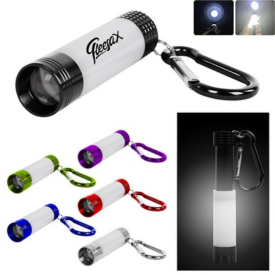 Mini Expandable Lantern Flashlight With Carabiner