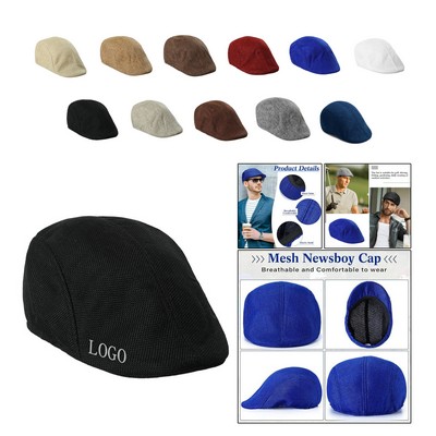 Breathable Newsboy Beret Hat