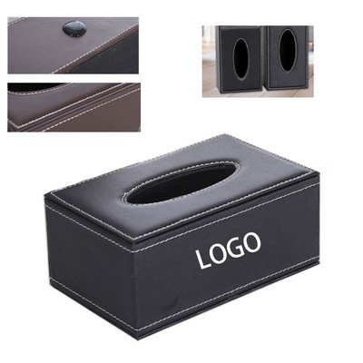 Leather Tissue Box
