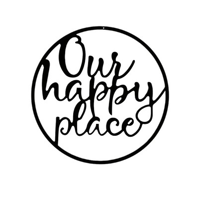 Metal Wall Art Decor – Indoor Iron Silhouette Design for Home