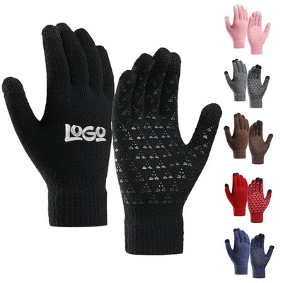 Winter Knit Touchscreen Gloves