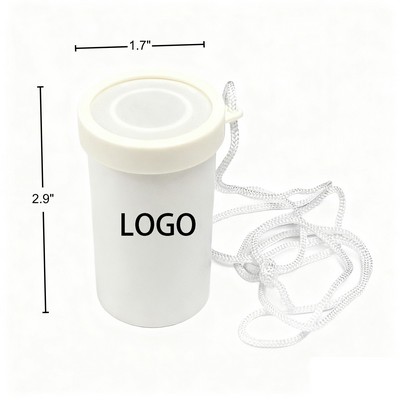 Eco-Friendly Plastic Cylindrical Whistle