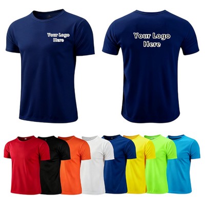 Dry-Fit Moisture Wicking Crew T-Shirt