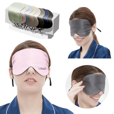 Ultrathin Double-Sided Mulberry Silk Eye Mask Soft Breathable Sleep Blindfold