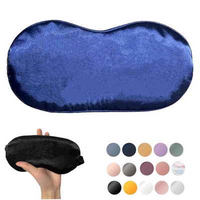 Easy Rest Soft Satin Sleep Mask With Elastic Strap Travel Nap Blackout for Women Men