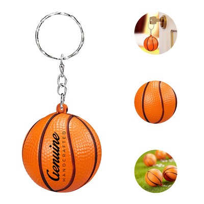 Ball Stress Reliever Key Chain