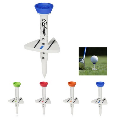 Rubber Golf Tee with Triangular Disc