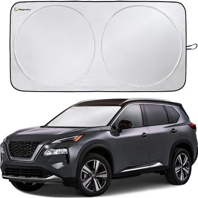 Large 63"x 33.8" Car Windshield Foldable Vehicle Sun Shield
