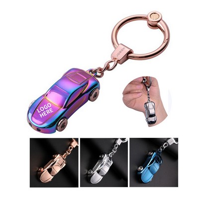 Aluminum Race Car LED Keyring