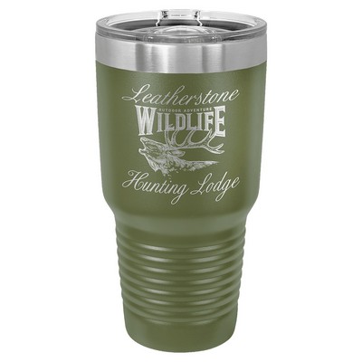 Polar Camel 30 oz. Olive Green Ringneck Tumbler with Slider Lid