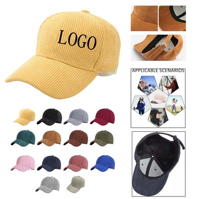 Relaxed Corduroy Golf Cap