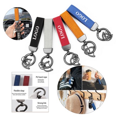 Metal Ring Car Keychain