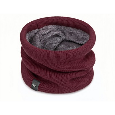 Unisex Winter Fleece Neck Gaiter with Face Mask and Headwear