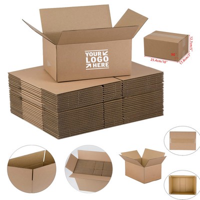 Bussiness 10x7x5" Corrugated Cardboard Crush Resistant Packing Shipping Box