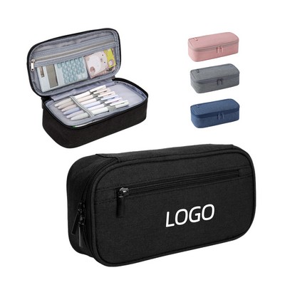 Large-Capacity INS-Style Stationery Storage Bag