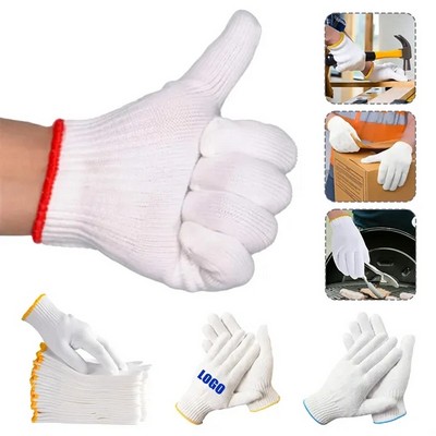 Cotton Safety Work Gloves(Ocean)