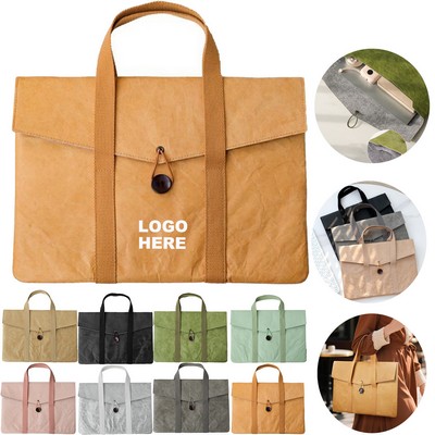 Promotional Eco-Friendly Washable Tyvek Briefcase Business Laptop Bag