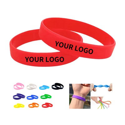 Stretch Silicone Wristband 1/2"