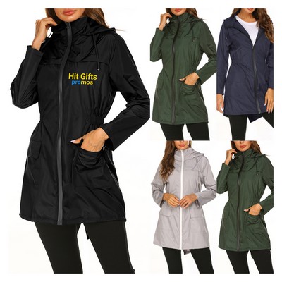 Women's Hooded Rain Jacket