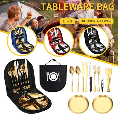 10" 1 Camping Silverware Sets