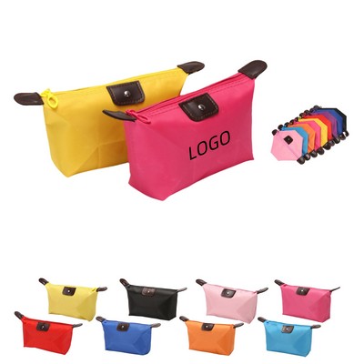 Dumpling Shape Waterproof Travel Makeup Bag