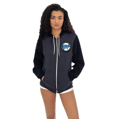 Poly Cotton Unisex Zip Up Hoodie