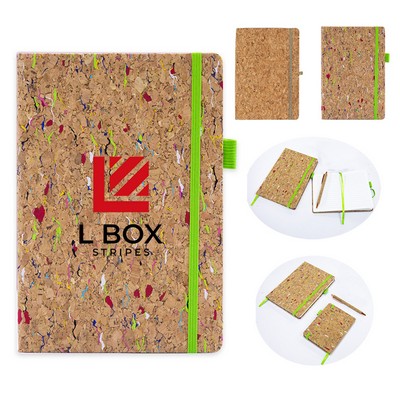 A5 Cork Pocket Notebook Journal Lined Notebook