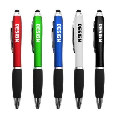 Colored Barrels - Executive - Stylus Pens with Black Grip