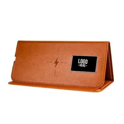 Foldable Wireless Charger Mouse Pad With LED Light