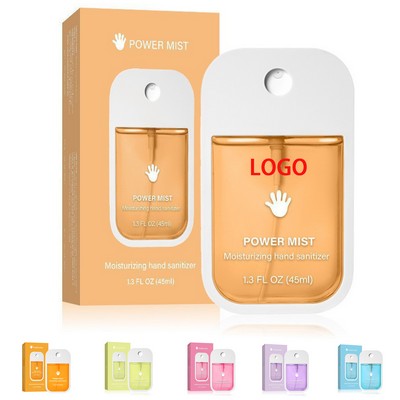 Power Mist Hydrating Hand Sanitizer Spray Travel Size 45ml