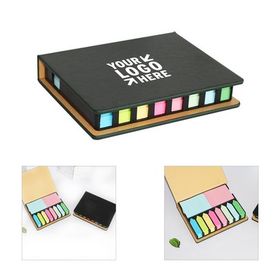 Sticky Note Box with Label Sticker