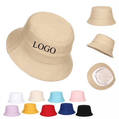 Reversible Double Sided Wear Unisex Bucket Hat