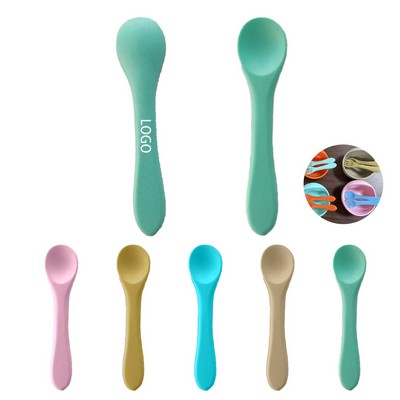 Baby Silicone Feeding Spoon