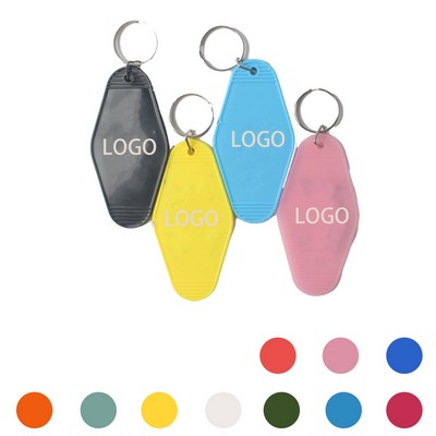 Vintage Plastic Hotel Keychain Motel Key Tag