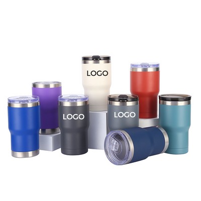 14oz Vacuum Insulated Double Wall Stainless Steel Travel Coffee Tumbler w/ Slide Lid