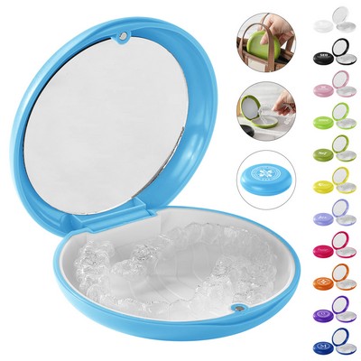 Dental Brace Storage Box With Mirror