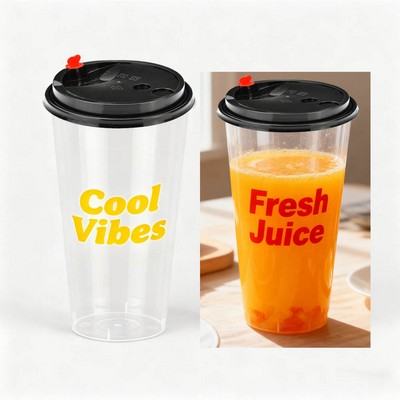 16 OZ Disposable PP Cup with Lids