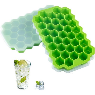 Silicone Ice Cube Molds With Sealing Lid
