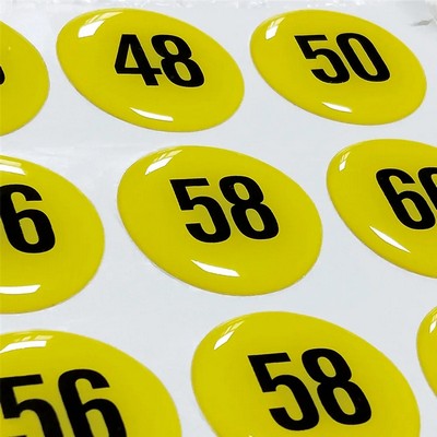 3D Gel Domed Custom Decals