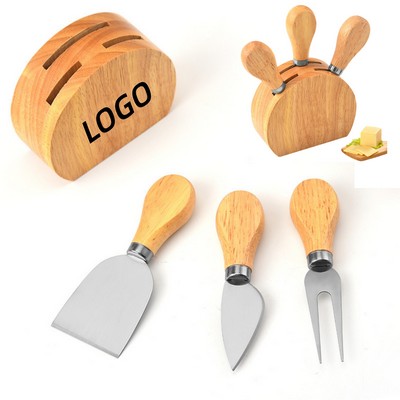 3-Piece Stainless Steel Cheese Utensil Set