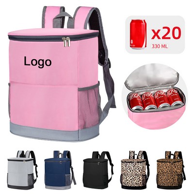 Large Capacity Backpack Insulation Bag Outdoor Leakproof Camping Insulation Cooler